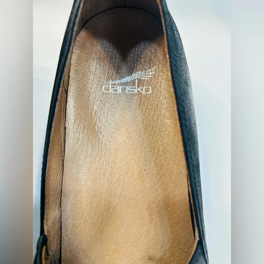 DANSKO Liliana Concealed Wedge Slip-on Leather Platform - Picture 4 of 5